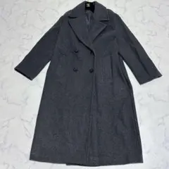 ザラ　ZARA チェスターコート　ロング　グレー　【XS】 ポリエステル100%