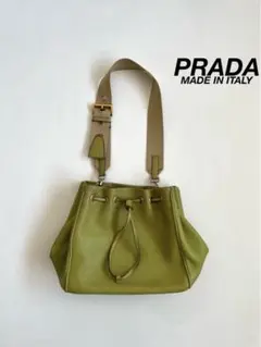 PRADA VITTELLO LEATHER ONE SHOULDER BAG
