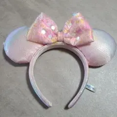 ミニー耳型 ピンクカチューシャ