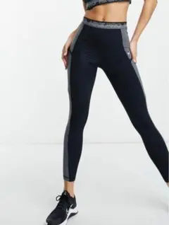 美品　NIKE プロ レギンス タイツ スパッツ ハイライズ 黒 グレー