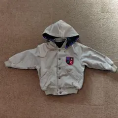 フード付き　ベージュジャケット　ファミリア