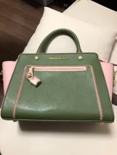 Samantha Thavasa ショルダーバッグ グリーン/ピンク