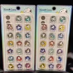 スヌーピー キラコロ おはじきシール 2個セット