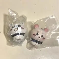 ちいかわ　ラーメン豚　ミニソフビフィギュア　モモンガ・古本屋2体セット