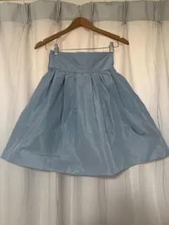 tocco closet 水色 フレアスカート ひざ丈