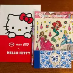 女の子　キャラクター　文房具　4点セット　新品未使用