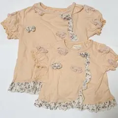 Tシャツ　80サイズと120サイズのセット　姉妹コーデ