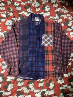 ソロイスト soloist リメイク　ネルシャツ　限定　ma-1 オールドパーク ソロイスト soloist リメイク ネルシャツ 限定 ma-1 オールドパーク