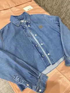 【新品未使用】　定価144,720円 miumiu 国内正規品 デニムジャケット MIU MIU - miu miu / ミュウミュウ | コットン デニム