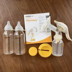 Medela 手動搾乳器 Harmony & Pigeon 哺乳瓶セット