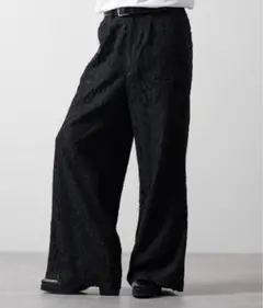 【CLEL】ルーズコードレースフレアパンツ