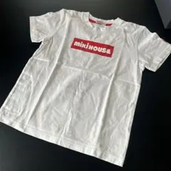 ミキハウス Tシャツ　140 記名跡あり