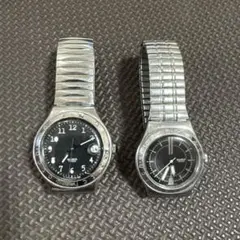 Swatch 2個　電池切れ　ジャンク