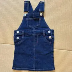 futafuta デニムジャンバースカート 90