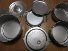 evernew チロルコッヘル 角型 S ♪ キャンティーン&アルミボールセット EVERNEW エバニュー＞ チロルコッヘル 角型S | 中古アウトドア