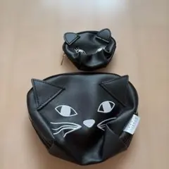 新品未使用品LOWRYS FARM 猫型ポーチ 2点セットのサムネイル