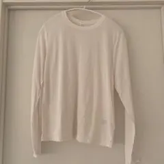 GU ソフトシアークルーネックT