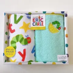 【新品】はらぺこあおむし ウォッシュタオルセット ループ付き　2枚入