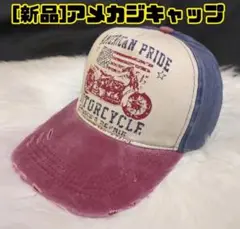 アメカジ　キャップ　トラッカー　ヴィンテージ風　ダメージ加工　【新品】778