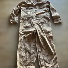 JEANS STORY オーバーオール 110cm ストライプ