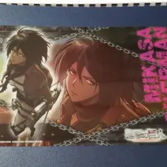 進撃の巨人 クリアプレート【ミカサ・アッカーマン】