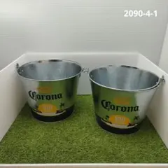 Corona 100 Years メタリックバケツ 2個セット　未使用品