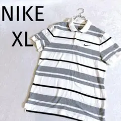 NIKE ◆ナイキ 半袖ポロシャツ XL （LL）ボーダー メンズゴルフ2815のサムネイル