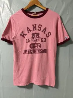 Champion KANSAS カレッジリンガーTシャツのサムネイル