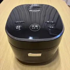 SHARP 炊飯器 KS-CF05B-B 3合炊き 2020年製 ブラックのサムネイル