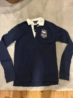 Ralph Lauren ロングスリーブポロシャツ　刺繍　ビッグポニー
