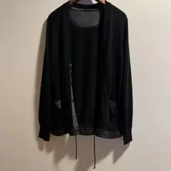 【美品】sacai　サカイ　ドッキングカーディガン　ブラック　日本製　Mサイズ WOMEN CARDIGANS | sacai Official Store サカイ オフィシャル