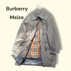 Burberrys ヴィンテージ ステンカラーコート ノバチェック Mベージュ