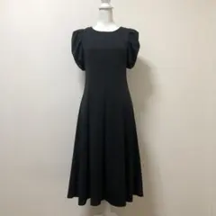 トッコクローゼットリュクス　ロングワンピース ブラック　半袖　春　大人　上品
