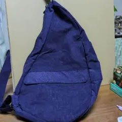 ネイビー スリングバッグ ナイロン製