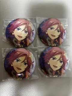 あんスタ 桜河こはく 缶バッジ 4点まとめ売り