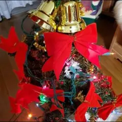クリスマスツリー７５センチ　電飾や飾りつき