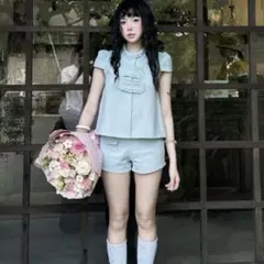 vneese ナポレオンシャツ ミント - メルカリ