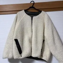 リバーシブルボアジャケット　MA1