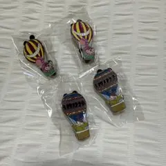 熱気球　ピンバッジ　4個セット