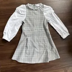 ZARA チェック柄ワンピース 8号(128cm)