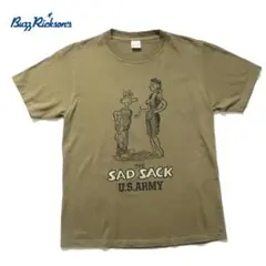 BUZZ RICKSON SAD SACK U.S.ARMY Tシャツ　カーキのサムネイル