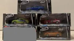 GREENLIGHT ワイルドスピード ミニカー 4台セット