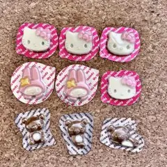 ハローキティ・マイメロディ・リラックマ 9個セット レリーフチョコ