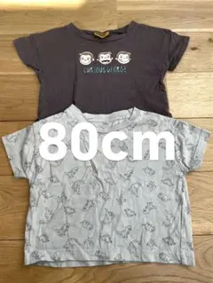 Curious Georgeと恐竜柄Tシャツ2枚セット 男の子