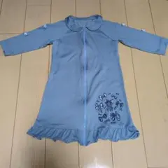 Chacott　チャコット　ジップアップワンピース　140㎝　五分袖〜七分袖