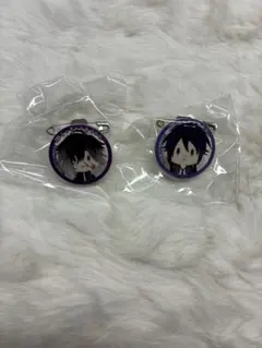 刀剣乱舞 御伴散歩 ぽちくじ E賞 クリアバッジ 実休 不動行光 セット