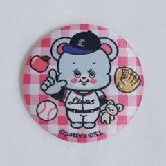 西武ライオンズ SWIMMER 缶バッジ ハグリー ①