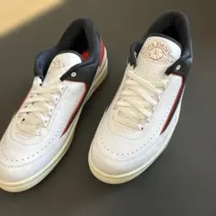 Air Jordan 2ローカットスニーカー ホワイト/レッド/ブラック