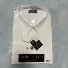 NOBLE CLUB 長袖ドレスシャツ ホワイト 45-84