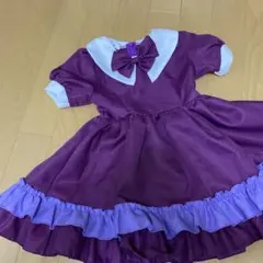 パープル コスプレ衣装 ワンピース 110cm ハロウィン　ドレス